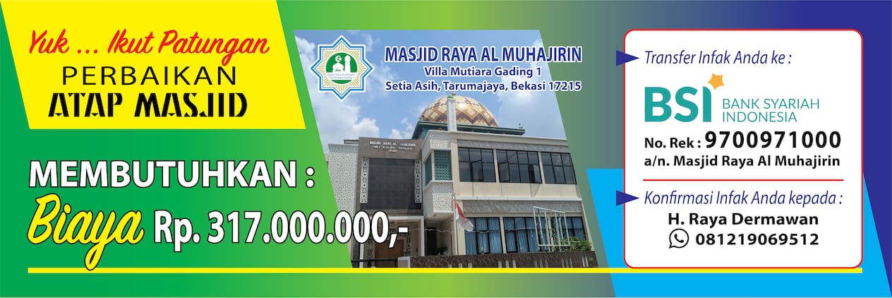 Banner Patungan Perbaikan Atap